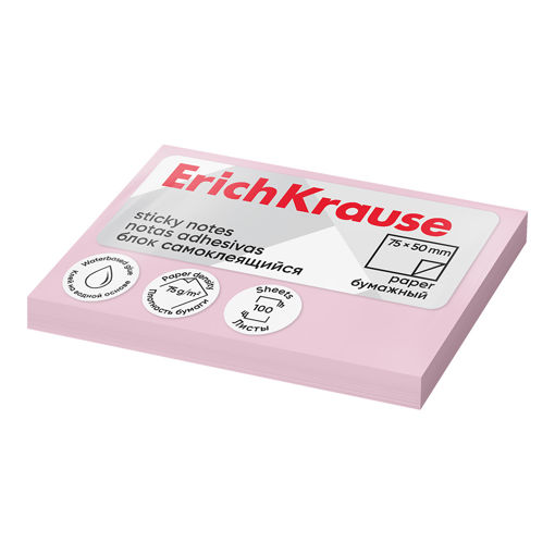 Picture of EK STICKY NOTES 50X75MM PINK